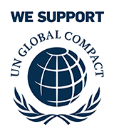 ロゴ：WE SUPPORT　UNGC