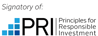 ロゴ：PRI　Principles for Responsible Investment