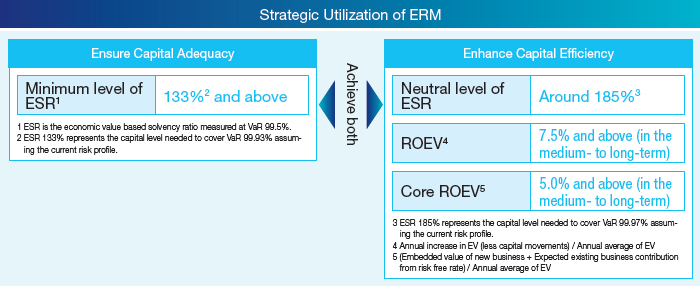 Figure: Group Capital Management Policy (Strategic Utilization of ERM)