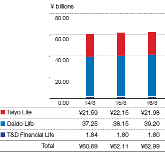 Graph: Policy Amount in Force